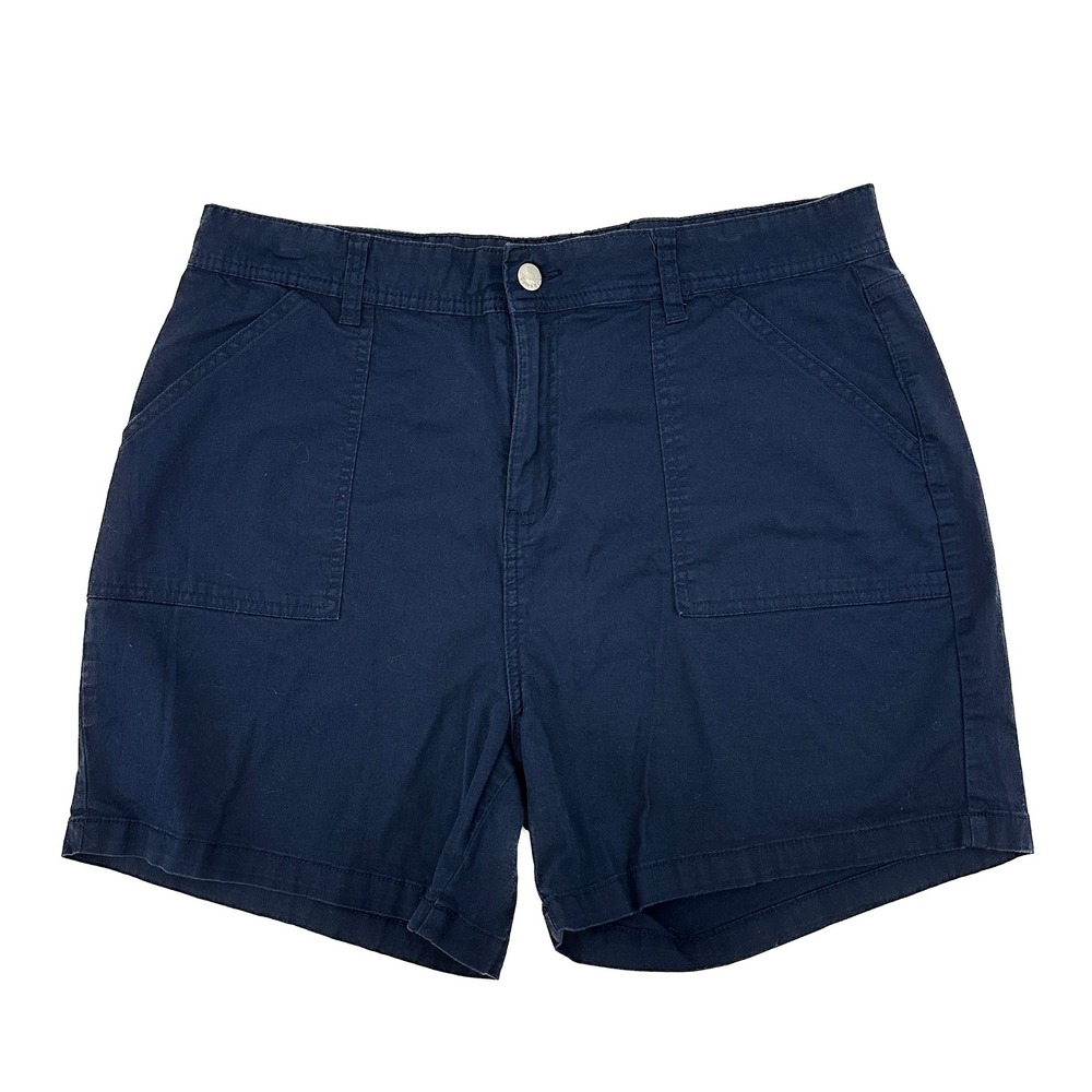 Tahari Utility Women's size 12 Dark Blue Navy Chino Shorts